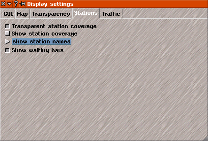 Display Settings dialog